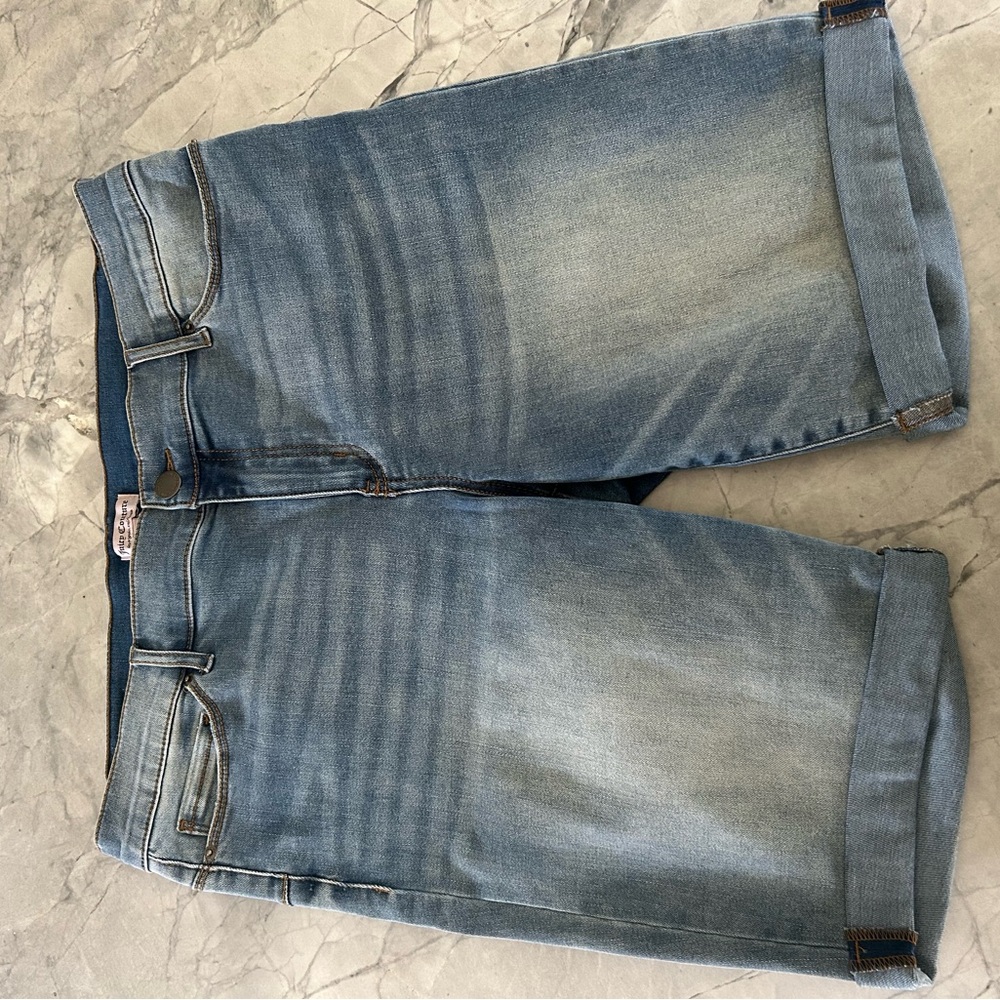 Juicy Couture Light Blue Denim Jean Shorts Size 14